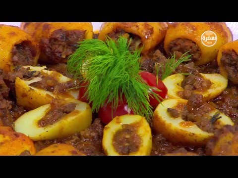 بطاطس محشية لحم مفروم