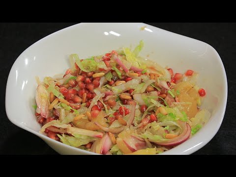 طريقة عمل سلطة رمان بالأناناس