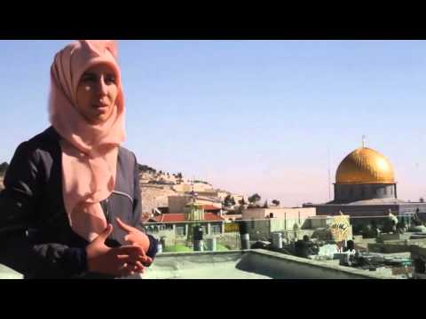 زينة قطميرة ورحلة مع التصوير في ساحات المسجد الأقصى