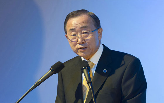   مصر اليوم - بان كي مون يُؤكد أهميّة الدور القيّادي لمصر في المنطقة