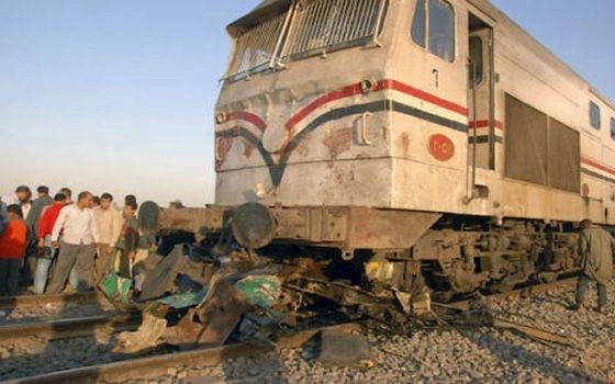   مصر اليوم - إصابة 3 أشخاص في حادث تصادم قطار بسيارة ملاكي في الشرقية