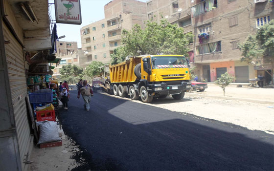 مصر اليوم - 25 مليون جنيه لتمويل 10 مشروعات للرصف في الجيزة