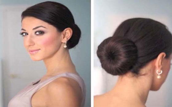 مصر اليوم - اتبعي خطوات بسيطة للحصول على تسريحة الكعكة المنخفضة