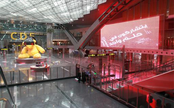   مصر اليوم - مطار الدوحة الجديد يستقبل أول رحلة تجارية