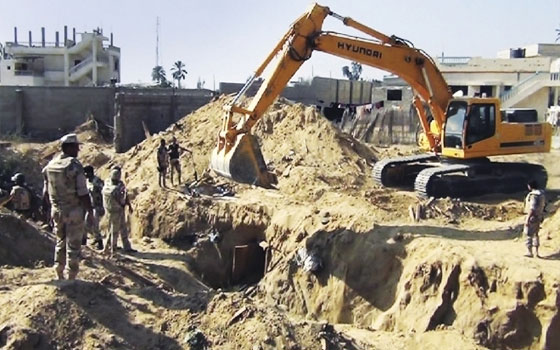   مصر اليوم - تدمير 5 أنفاق خلال حملة أمنيَّة في شمال سيناء