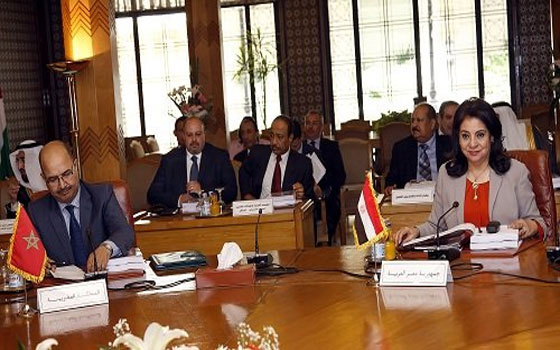 مصر اليوم - درية شرف الدين تشارك في اجتماعات المكتب التنفيذي لمجلس وزراء الإعلام العرب