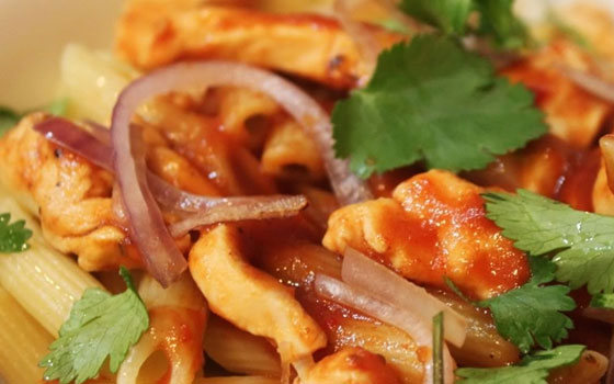   مصر اليوم - الباستا الشهية بالدجاج والمايونيز