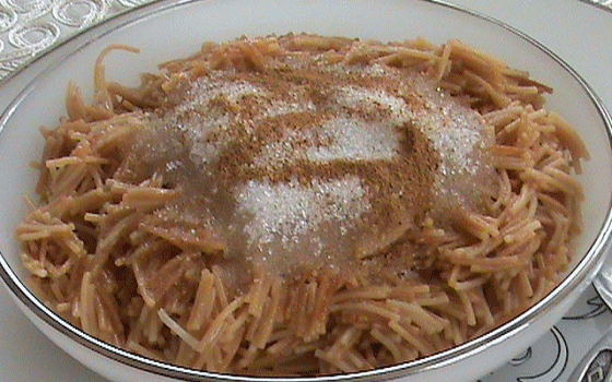   مصر اليوم - الشعيرية الفلسطينية مع السكر