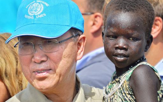   مصر اليوم - كي مون في جوبا لدفع مفاوضات السلام والمعارك متواصلة في بنتيو