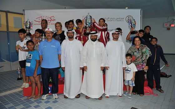 مصر اليوم - مدرستا ميلينيوم ورافلز تفوزان بكأس مجلس دبي الرياضيّ للسباحة