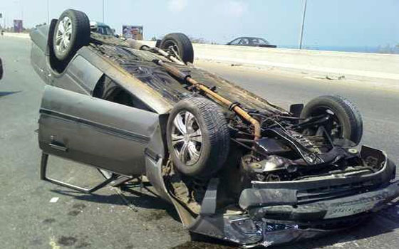   مصر اليوم - إصابة 3 أشخاص في حادث انقلاب سيّارة في الإسماعيليَّة