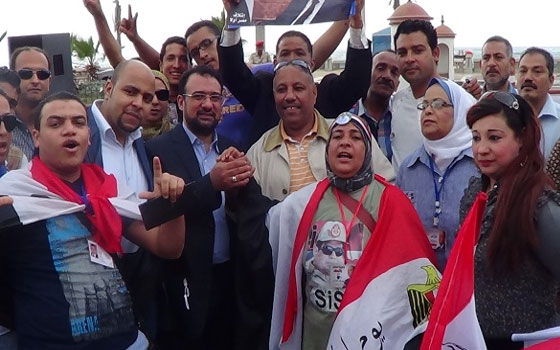 مصر اليوم - مؤتمر جماهيري حاشد في قنا لتأييد المشير السيسي