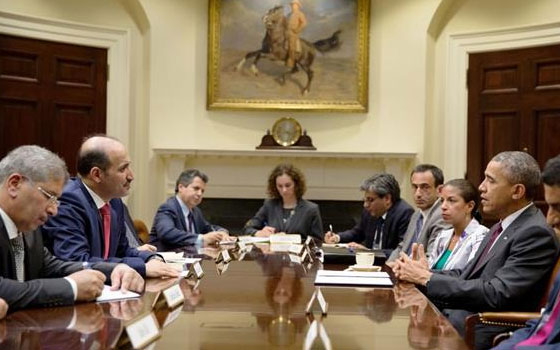   مصر اليوم - البيت الأبيض يعلن أن أوباما التقى الجربا خلال اجتماعه مع رايس