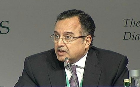   مصر اليوم - فهمي يلقي كلمة أمام أحد أهم مراكز الأبحاث البريطانية