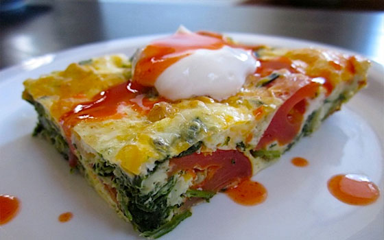   مصر اليوم - البيض بالخضروات