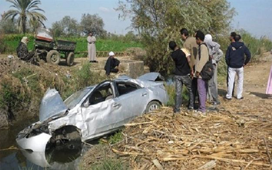 مصر اليوم - مقتل وإصابة 9 أشخاص في انقلاب سيارة في ترعة شبين القناطر