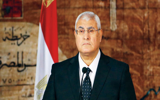   مصر اليوم - منصور يطالب باتخاذ الإجراءات اللازمة لمواجهة التطورات في ليبيا