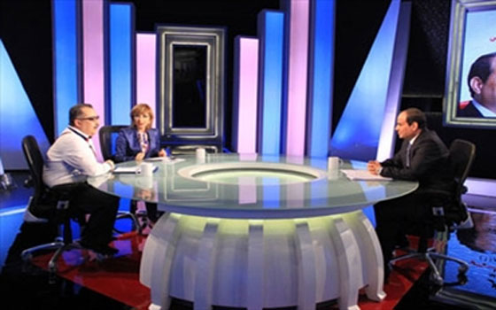   مصر اليوم - المشير تجنب الحديث عن المنافس وظهر كرجل دولة وصباحي تحدث كثائر