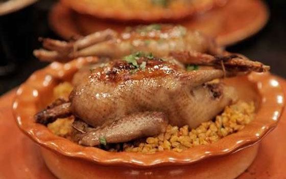   مصر اليوم - الحمام المحشي بالفريك