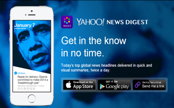   مصر اليوم - ياهو تطلق تطبيق الأخبار Yahoo News Digest