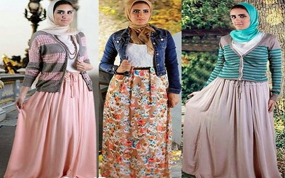   مصر اليوم - الأقمشة المطبوعة تتصدر صيحات أزياء المحجّبات في صيف 2014