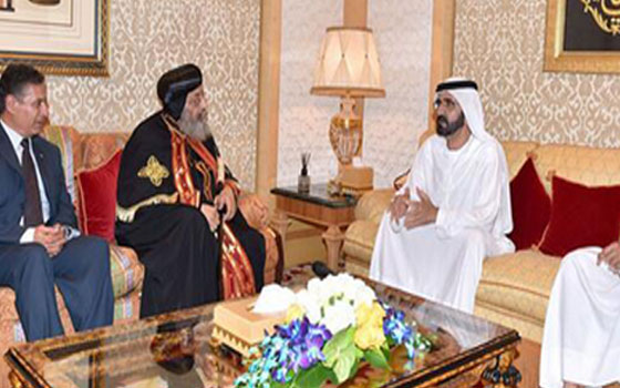   مصر اليوم - حاكم دبي يستقبل البابا تواضروس الثَّاني والوفد المرافق في قصر زعبيل الأحد