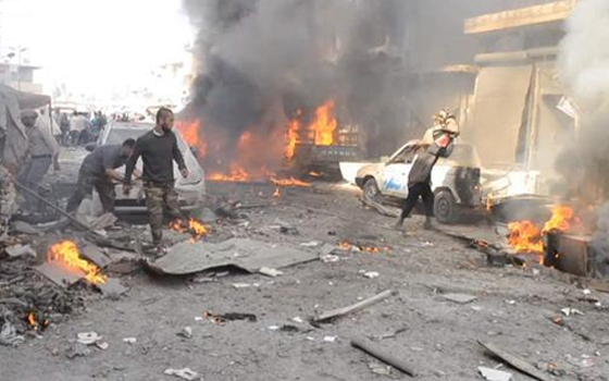   مصر اليوم - قصفُ حلب وحماة و اللاذقيّة وحمص و استمرار الاشتباكات العنيّفة في درعا