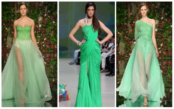   مصر اليوم - الأخضر ملك الألوان الراقية في ربيع وصيف 2014