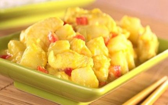   مصر اليوم - تحضير كاري الدجاج والمانجو