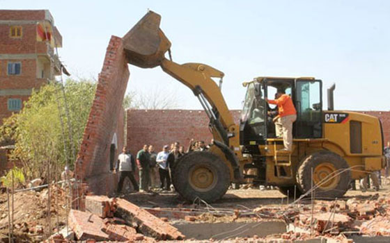 مصر اليوم - إزالة 12 حالة تعدٍ على أملاك الدولة في بني سويف