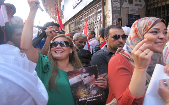   مصر اليوم - فاتن الحلو تؤكد دعمها للسيسي في انتخابات الرئاسة