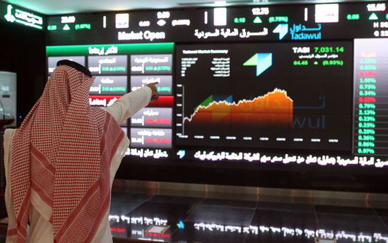   مصر اليوم - مؤشر الأسهم السعودية يغلق علي أرتفاع