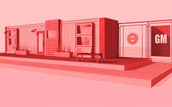   مصر اليوم - جنرال موتورز تصنع منزل من حاويات البضائع القديمة