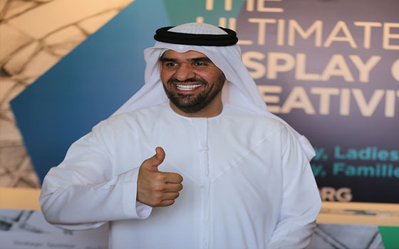   مصر اليوم - الجسمي يشارك في افتتاح معرض عطايا الخيري