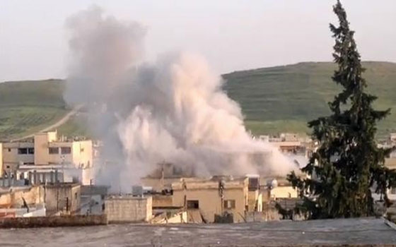   مصر اليوم - قذائف على محيط قصر تشرين الرِّئاسيّ واستمرار الاشتباكات في حلب وحمص