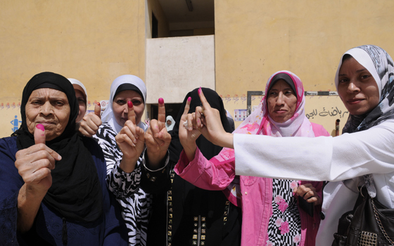   مصر اليوم - الوافدون يحتجون  أمام مبنى محافظة الجيّزة للمطالبة بالمشاركة في الانتخابّات