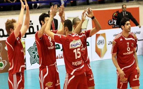   مصر اليوم - النادي الأهلي يتوج بطلاً رسميًا لدوري الطائرة