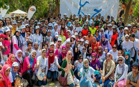   مصر اليوم - جو بايك والقومى للمرأة ينظمان جولة بالدراجات في الزمالك