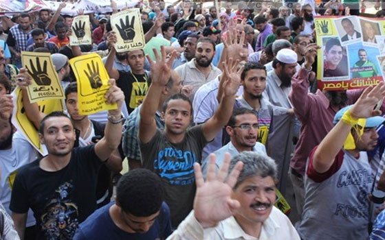   مصر اليوم - مسيرات وسلاسل بشرية لأنصار الإخوان في القاهرة والشرقية