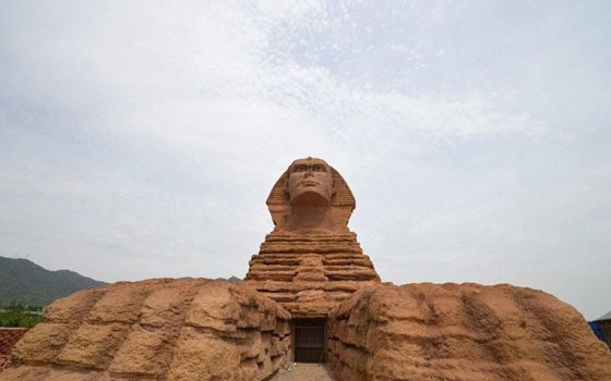   مصر اليوم - مصر تنجح في سعيها لهدم مُجسّم أبو الهول الصينيّ