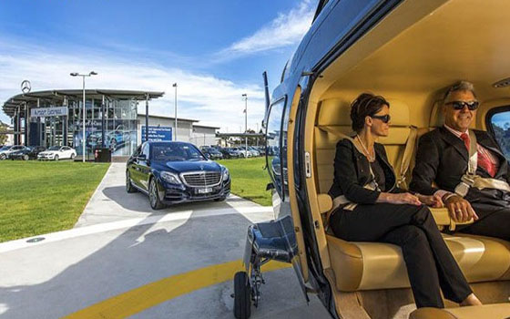   مصر اليوم - مرسيدس تقدم خدمة تاكسى هليكوبتر بـ 254 دولار