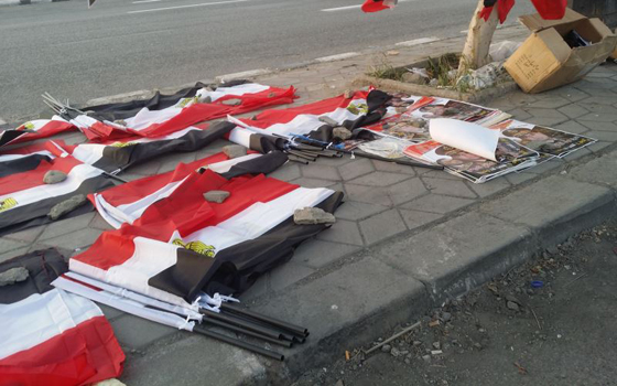 مصر اليوم - علم مصر تجارة مربحة خلال الانتخابات الرئاسيّة في السويس