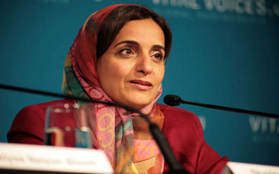 مصر اليوم - لبنى القاسمي الـ 55 بيّن أقوى 100 امرأة عالميًا