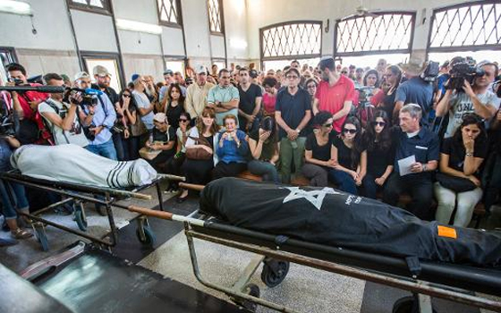   مصر اليوم - تشييع ضحيتي إعتداء بروكسل في إسرائيل