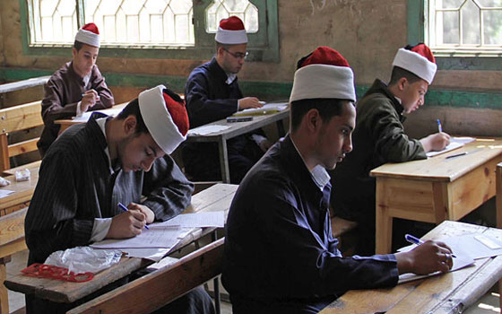   مصر اليوم - المعاهد الأزهريّة في شمال سيناء تتم امتحانات النقل