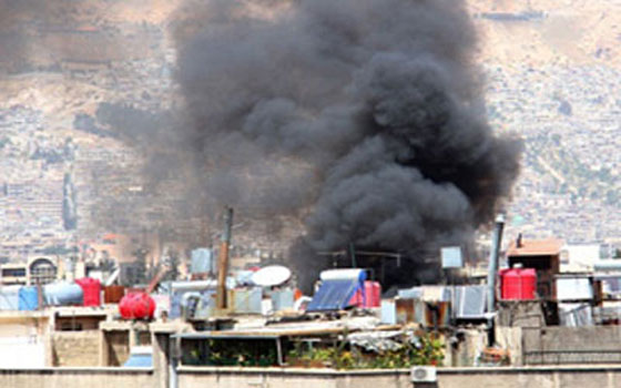 مصر اليوم - سقوط صاروخ أرض أرض على ميدعا وقصف داريا في ريف دمشق