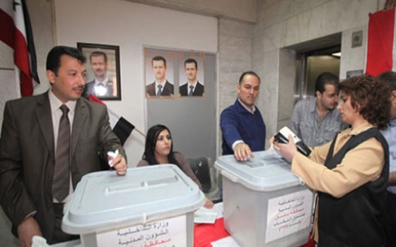   مصر اليوم - الانتخابات الرئاسيَّة السوريَّة انطلقت صباح الثلاثاء في المناطق التي تتواجد فيها القوات الحكوميَّة