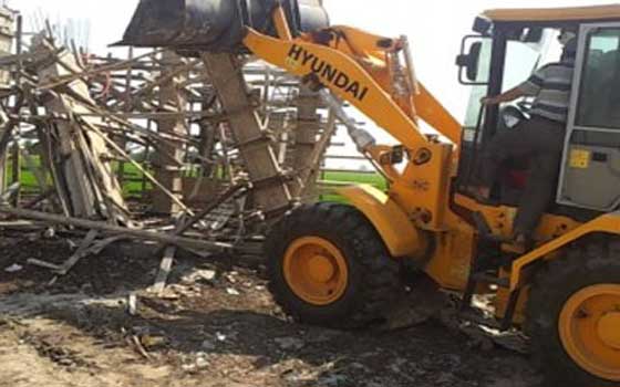 مصر اليوم - حملة أمنية لإزالة التعديات علي الرقعة الزراعية في الدقهلية