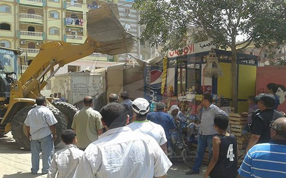 مصر اليوم - إزالة 496 حالة إشغالات في مراكز بني سويف