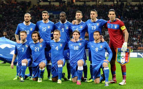   مصر اليوم - التشكيلة الأساسية لمنتخب إيطاليا في مونديال البرازيل